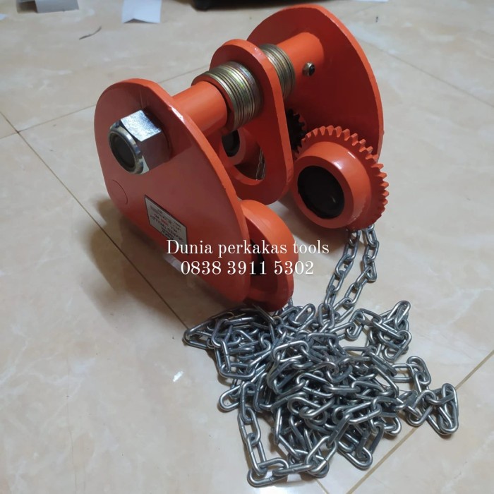 Gear Trolley 2 Ton x 3 Meter Geared Trolley Manual WEKA Germany