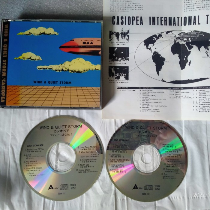 CD CASIOPEA WIND JAPAN PRESS 2 DISCSS FATBOX RS