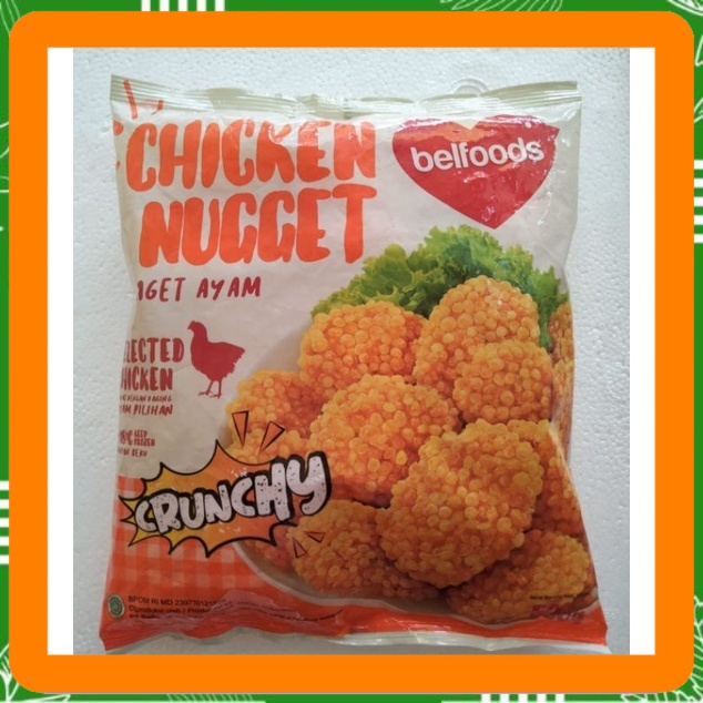 

Bellfoods chicken nugget crunchy 500gr naget ayam crispi Best Seller