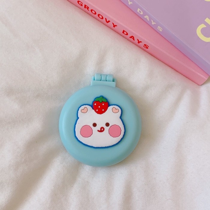 

cute carry on hair comp Sisir compact imut kawaii bear import murah