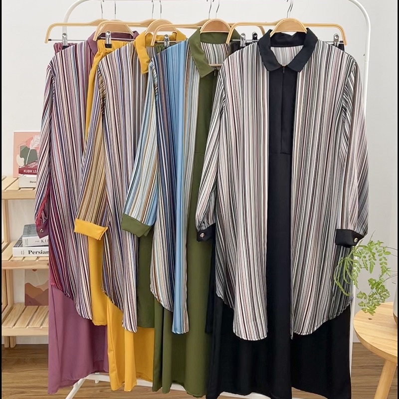 MAYLA ONESET SYAKILA / setelan wanita tunik dan kulot