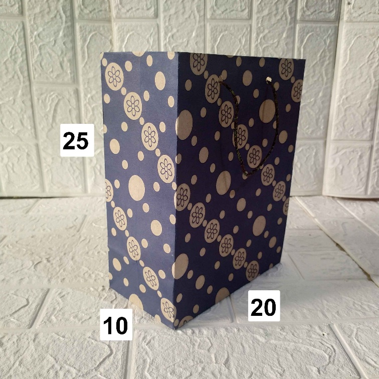 

Paperbag R6 Polkadot P20xL10xT25