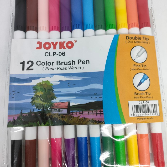 

Pulpen kuas warna Joyko CLP 06