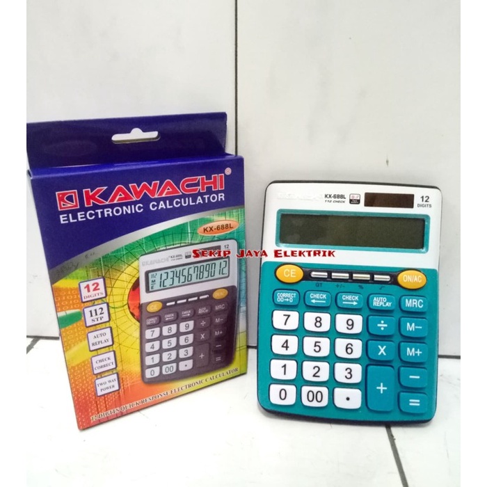 

Kalkulator Kawachi KX-688L Electronic Calculator