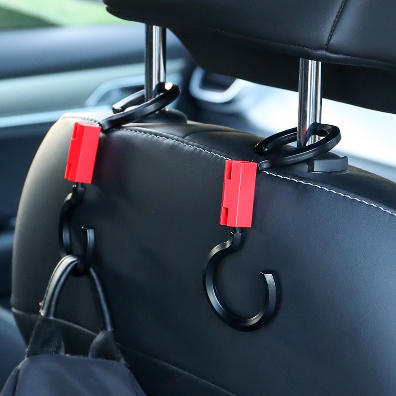 2pcs/set Pengait Kursi Mobil Berbentuk S Tahan Lama/Kursi Belakang Sederhana Hidden Hanging Storage Organizer Holder Aksesoris Mobil