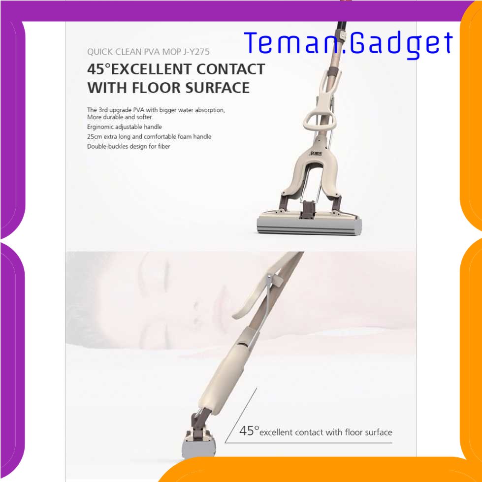 TG - ART Yijie Pel Peras Telescopic Sweeper Floor Stainless Steel - F-19TK