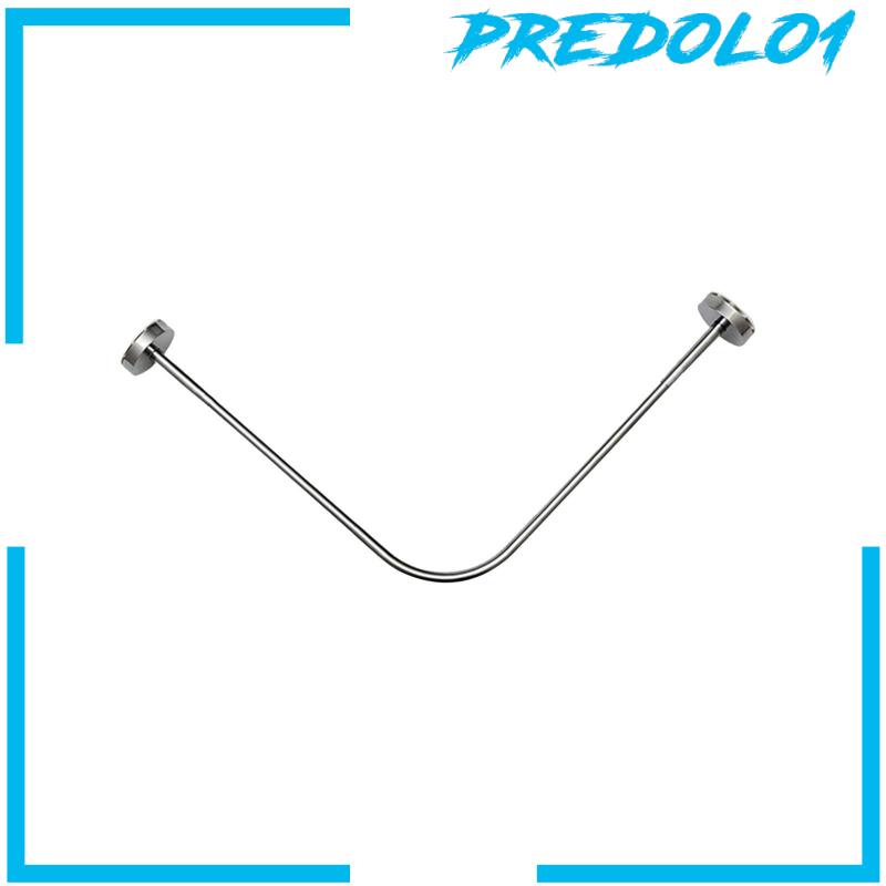 [Predolo1] Batang Tirai Shower Curtain Bahan Teleskopik Untuk Bathtub Rumah