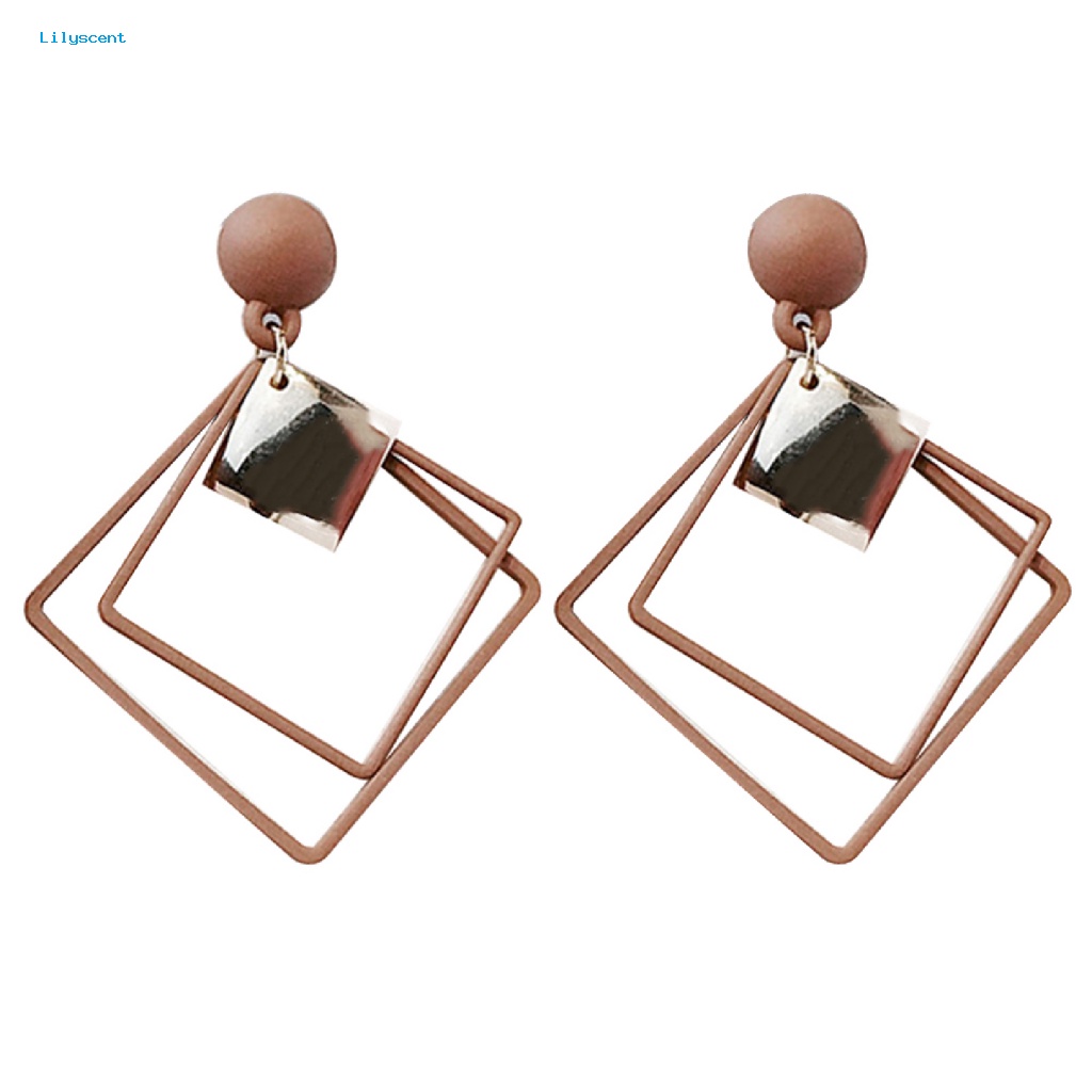 Lilyscent 1pasang 3warna Ear Studs Untuk Mengambil Foto Ear Studs Piercing Anti Alergi