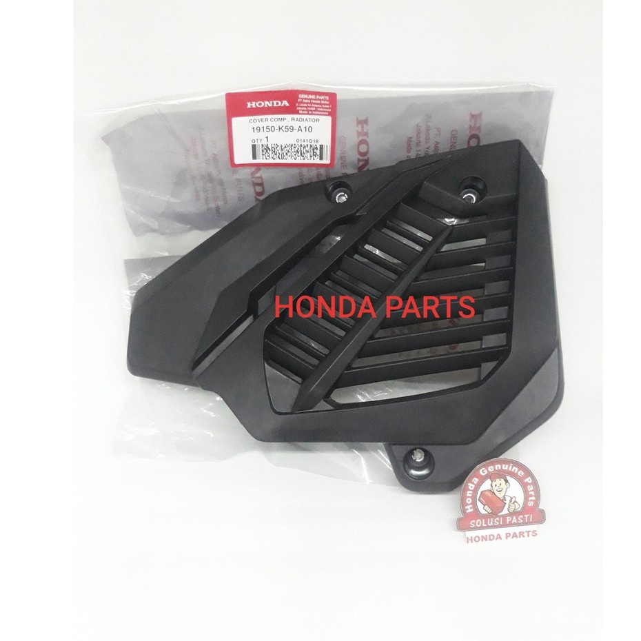 TUTUP RADIATOR COVER COMP RADIATOR VARIO 125 LED VARIO 150 LED 19150-K59-A10 ORIGINAL AHM HONDA HGP