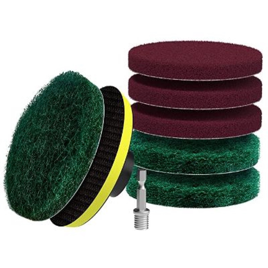 Mata Bor Kepala Scrub Pembersih Electric Drill Cleaning Pad 8 PCS
