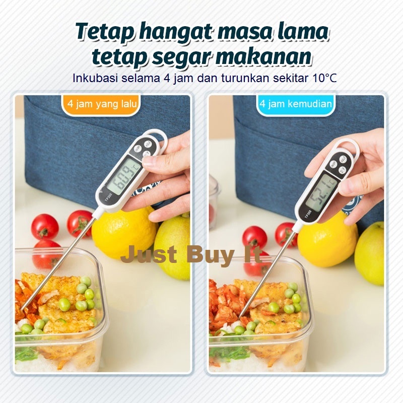 JBI-0209-Tas Bekal lunch Bag Premium Serba Guna- Cooler Bag Tempat Makanan  Bahan 2 Lapis-Tas Travel Tempat Bekal Lunch