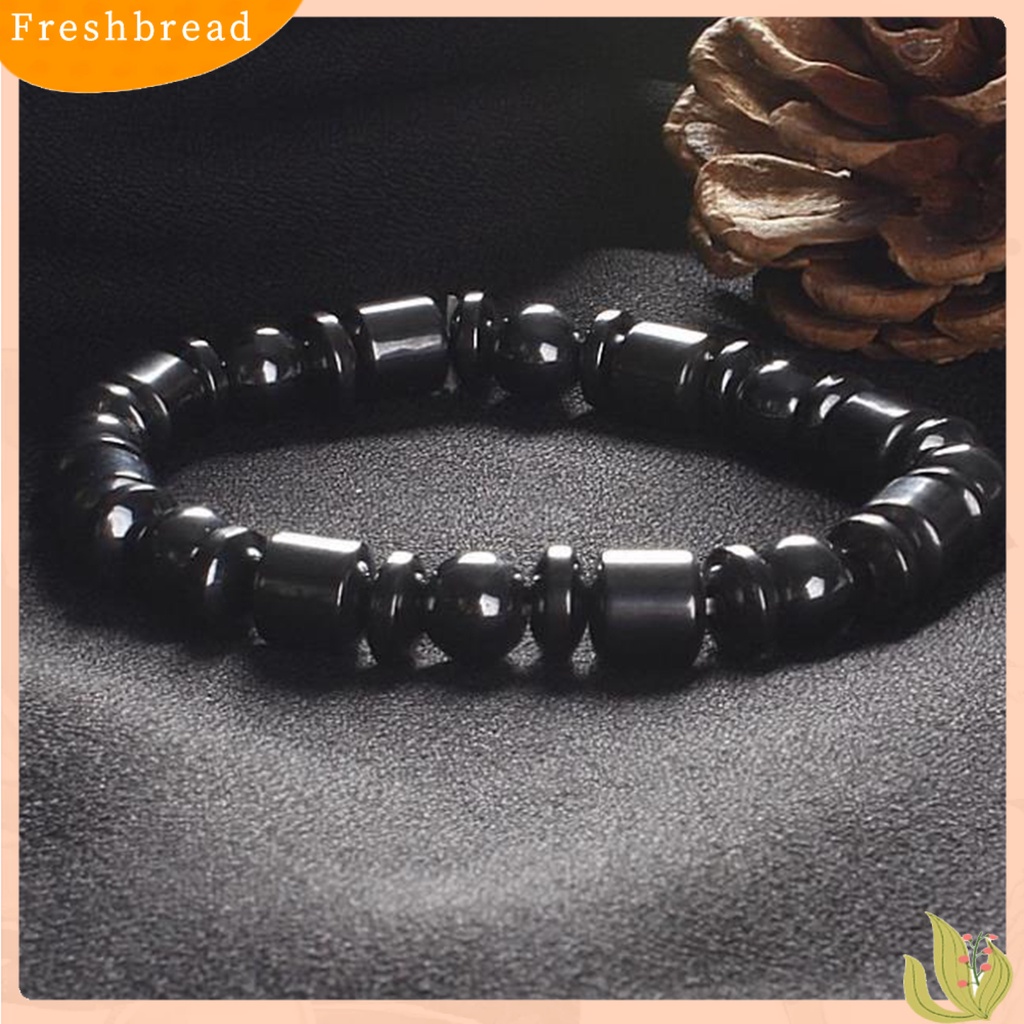 &lt; Freshbread &gt; Gelang Batu Tali Elastis Manik-Manik Unisex Perhiasan Fashion Untuk Kehidupan Sehari-Hari