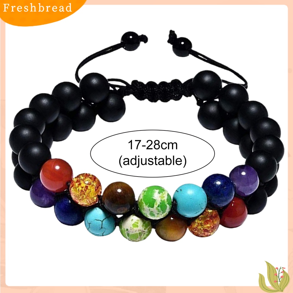 &lt; Freshbread &gt; Manik-Manik Kepang Ganda Planet Gelang Milky Way Universe Stone Frosted Bracelet Untuk Hadiah