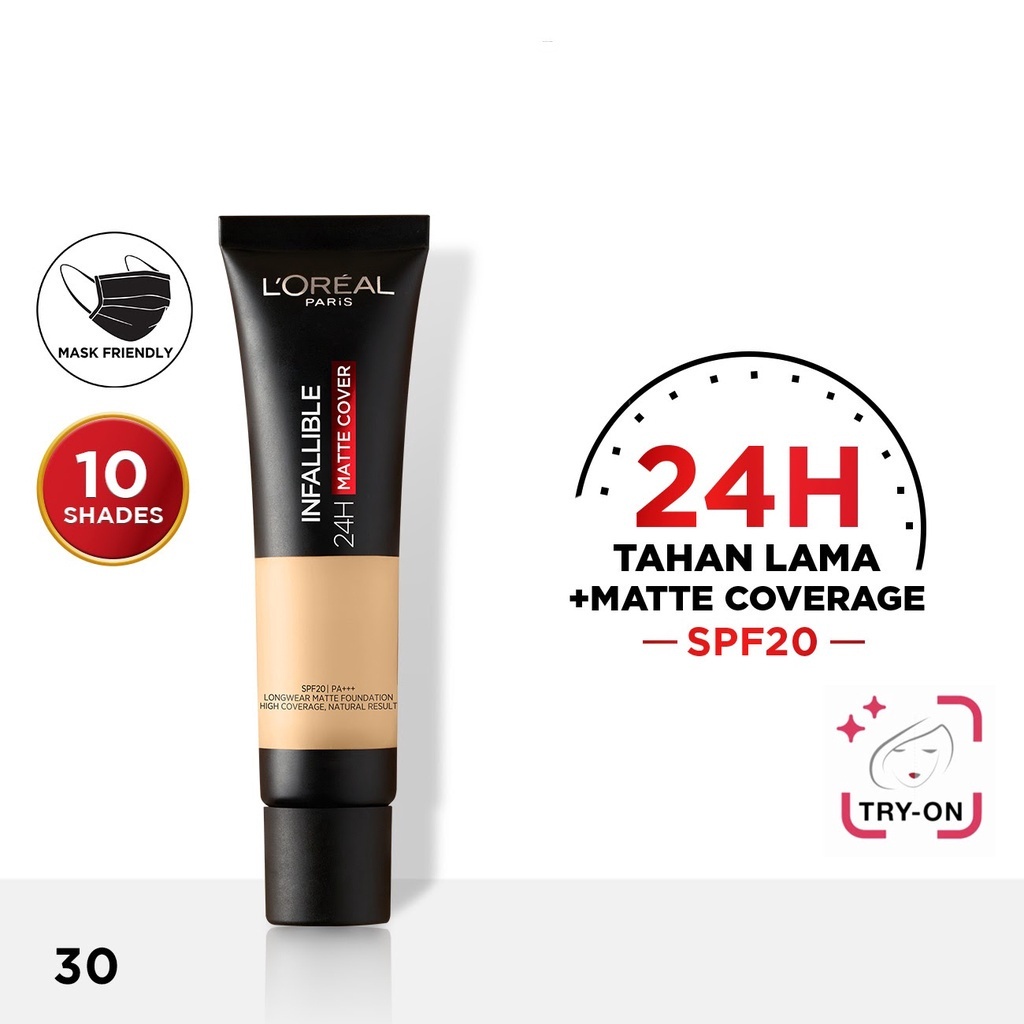 ❤ MEMEY ❤ LOREAL Infallible 24H Matte Cover Foundation 35ml