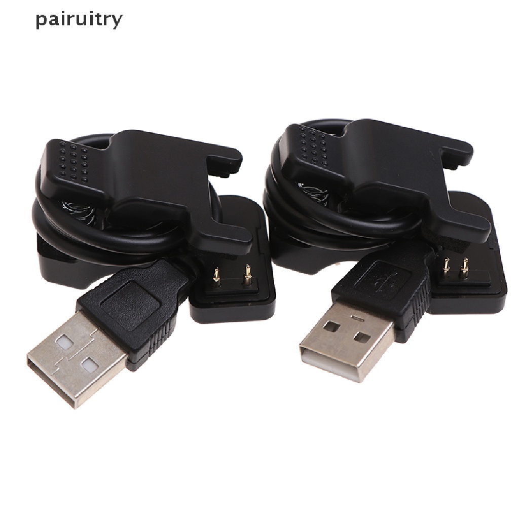 Prt New TW64 68untuk Smart Watch Universal USB Charging Kabel Charger Klip Hitam PRT