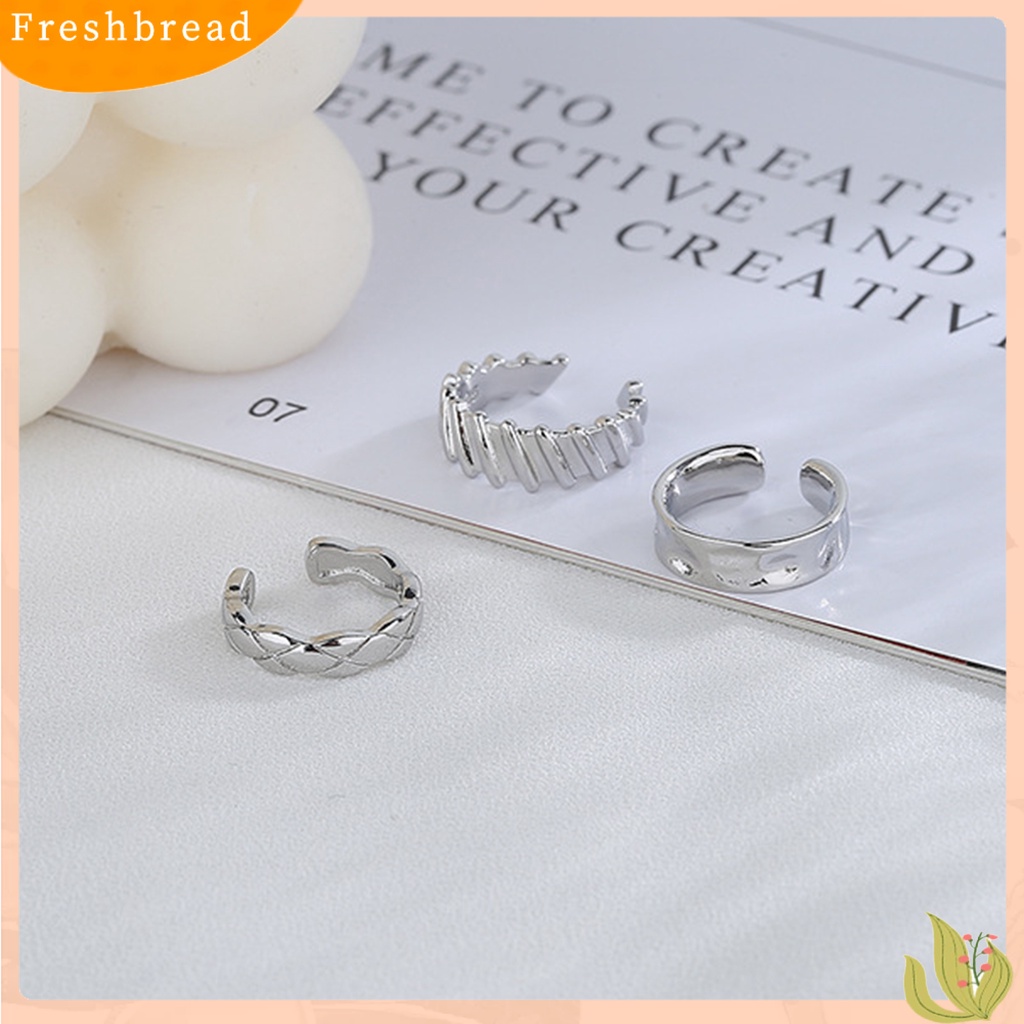 &lt; Freshbread &gt; 1Pc Klip Telinga Pengerjaan Halus Indah Sehari Hari Memakai Tembaga Klip Telinga Lady Non-Piercing Untuk Pesta