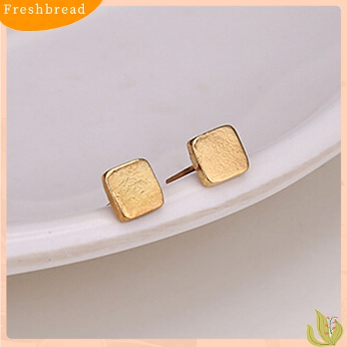 &lt; Freshbread &gt; 6pasang/Set Lucu Wanita Bentuk Geometris Kecil Telinga Studs Earrings Ear Jewelry