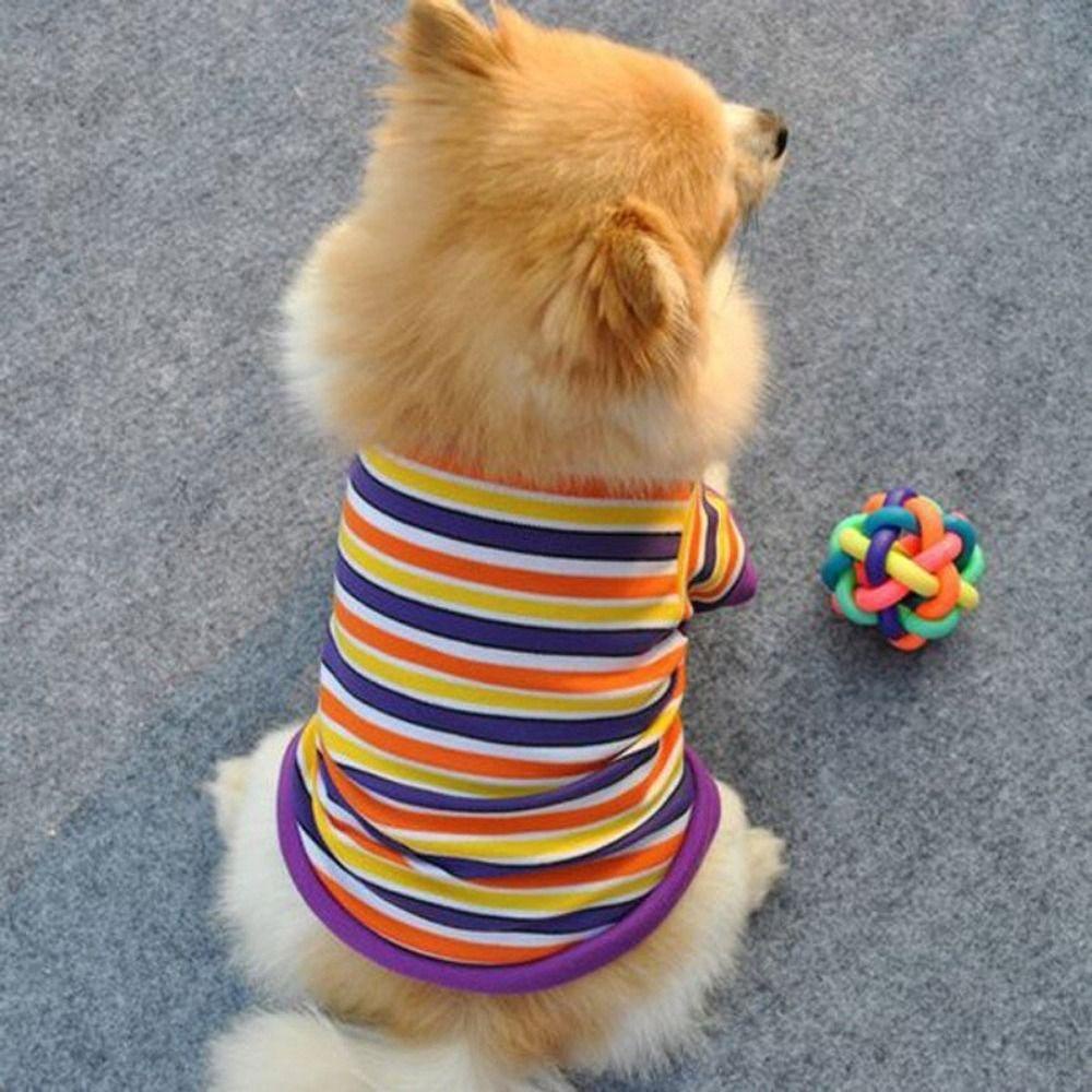 [Elegan] Dog Chewing Ball Colorful Tahan Lama Dengan Bell Round Aksesoris Anjing Pet Training Ball