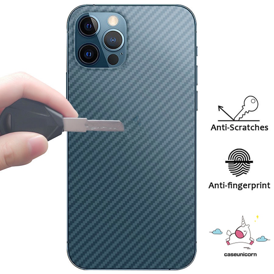 Film Serat Karbon Pelindung Belakang Anti-fingerprint Untuk Redmi 12C 10 9T 10C 9A 9 10A 8 9 9C 8A POCO X3 NFC X3 Pro M3 M5 M4 Pro F3 Redmi Note10 10pro 10s 8 9s 9pro 11 11s