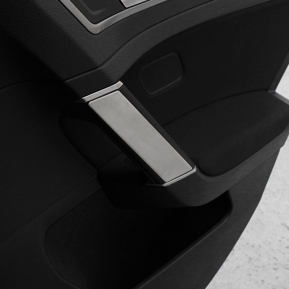 Stainless Steel Inner Door Armrest Handle Cover Trim Stiker Untuk Aksesoris Volkswagen VW Golf Gti7 7.5 MK7 MK7.5 2013-2019