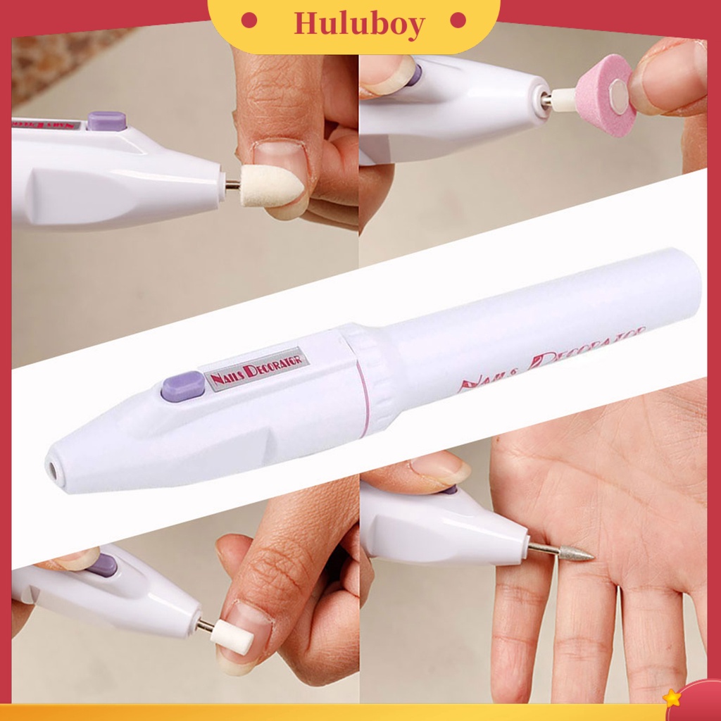 {In Stock} Mesin Bor Kuku Alat Paku Tembak Elektrik Portable Nail Sander Grinding Pen Untuk Rumah