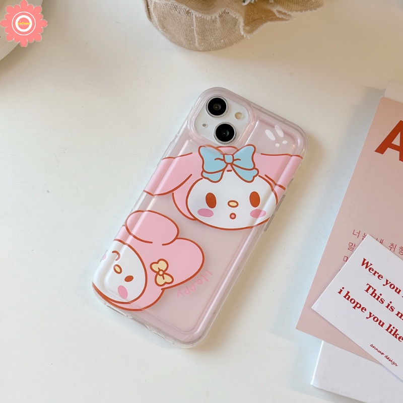 Case Shockproof Oppo A17K A16 A54 A5 A9 A77s A5s A3s A17 A15 A95 A7 A74 A12 A57 A16s A16K A92 A77 A55 A1K A53 A31 A16E A52 A12E Kartun Lucu Pochacco Melody Lembut Bening Penutup Belakang