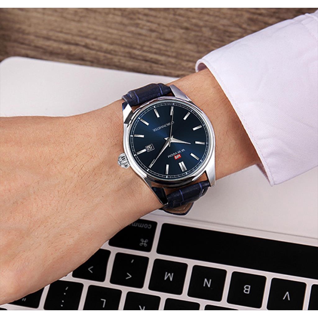 Jam Tangan Pria VAVA VOOM 2093 Stainless Steel/Leather Original