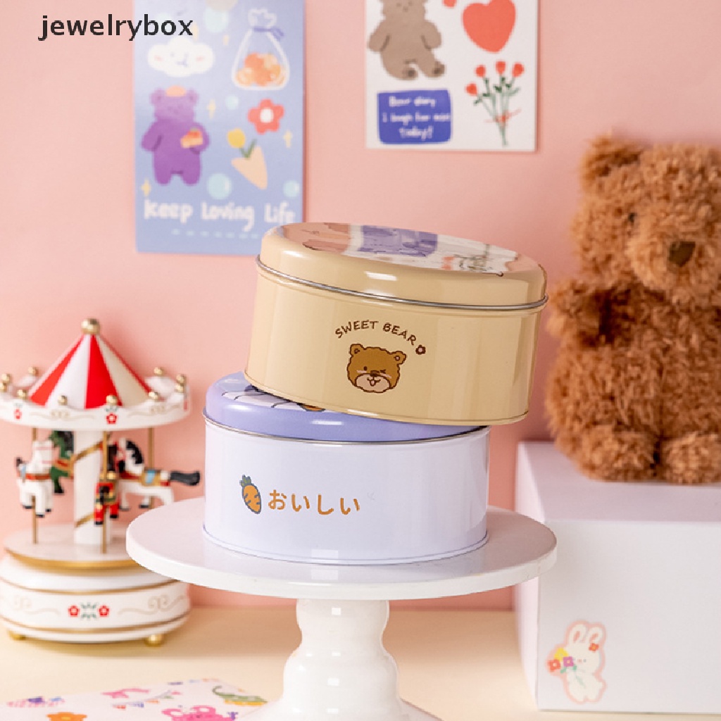 [jewelrybox] Kartun Tinplate Candy Box Koper Serba Serbi Penyimpanan Perhiasan Dapat Home Decor Boutique