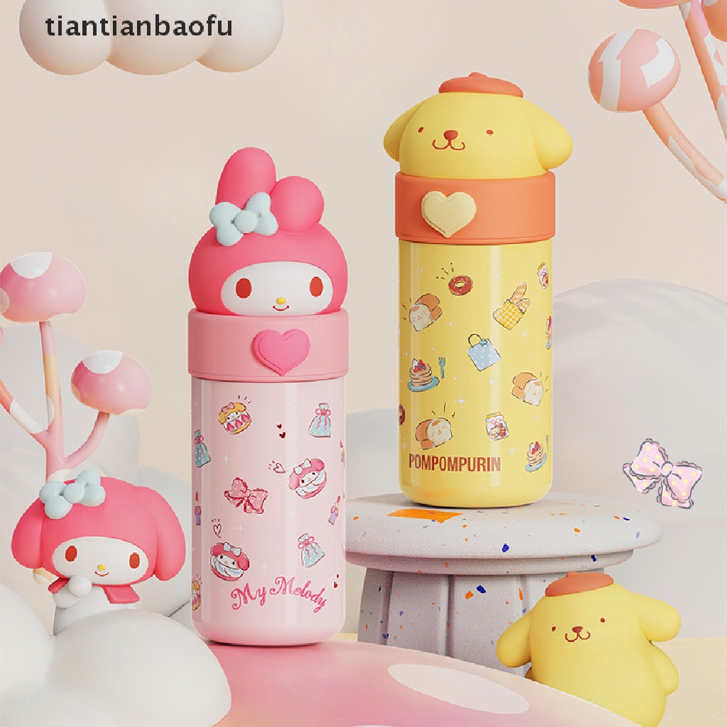 [tiantianbaofu] 350ml Kawaii Anime Thermos Cup Stainless Steel Cangkir Air Termos Hadiah Ulang Tahun Butik