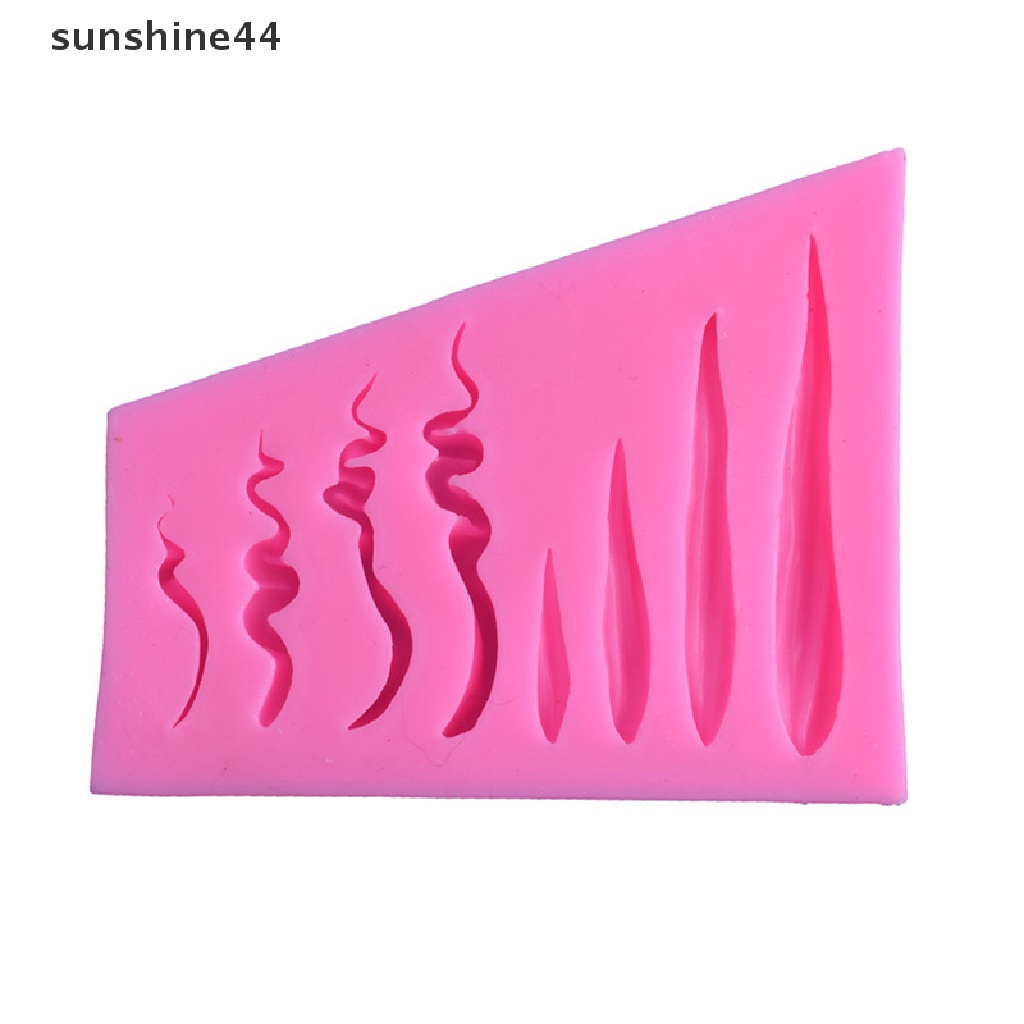 Sunshine Cetakan Silikon Bentuk Rambut Untuk Dekorasi Kue Bakeware Sugarcraft Baking Tools ID