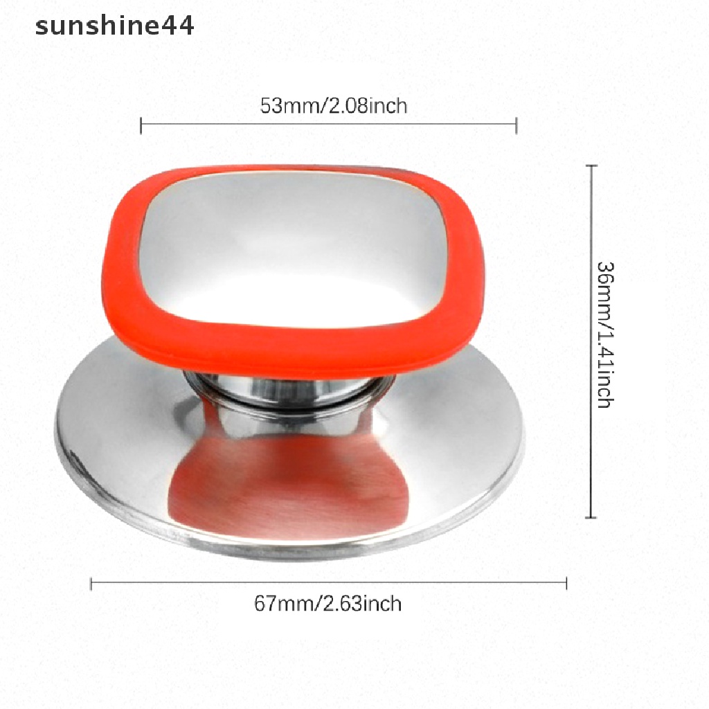 Sunshine Panci Tutup Pan Top Replacement Knob Kitchen Casserole Saucepan Peralatan Dapur ID