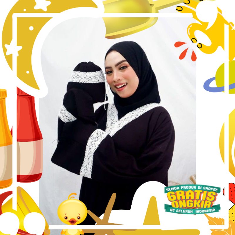 MUKENA SHOLAT 354 abaya sholat mukena traveling Matt rayon @abayasholat354/ Trendy Adem