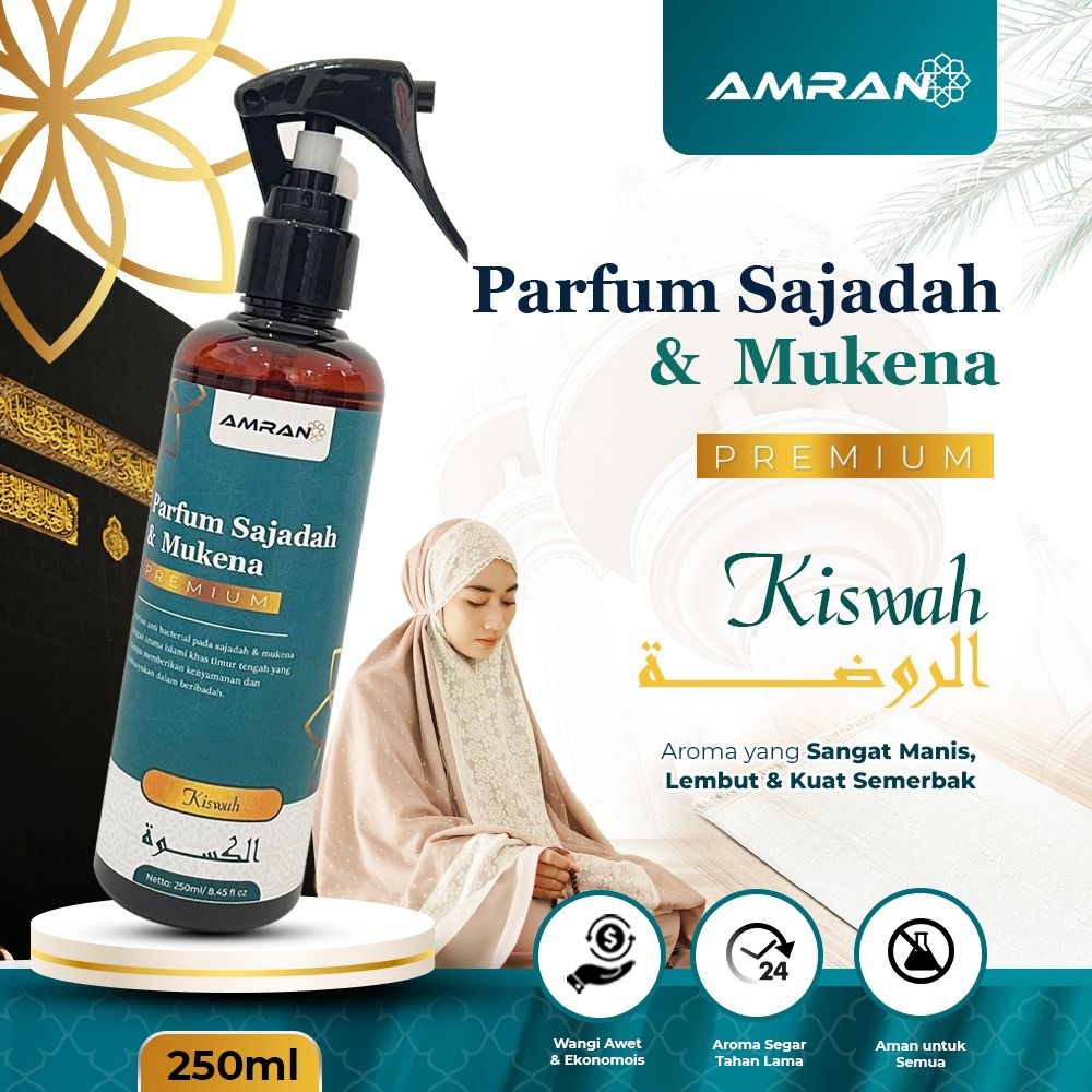 PARFUM MUKENA &amp; SAJADAH AMRAN AROMA PARFUM ARAB PREMIUM 250ml