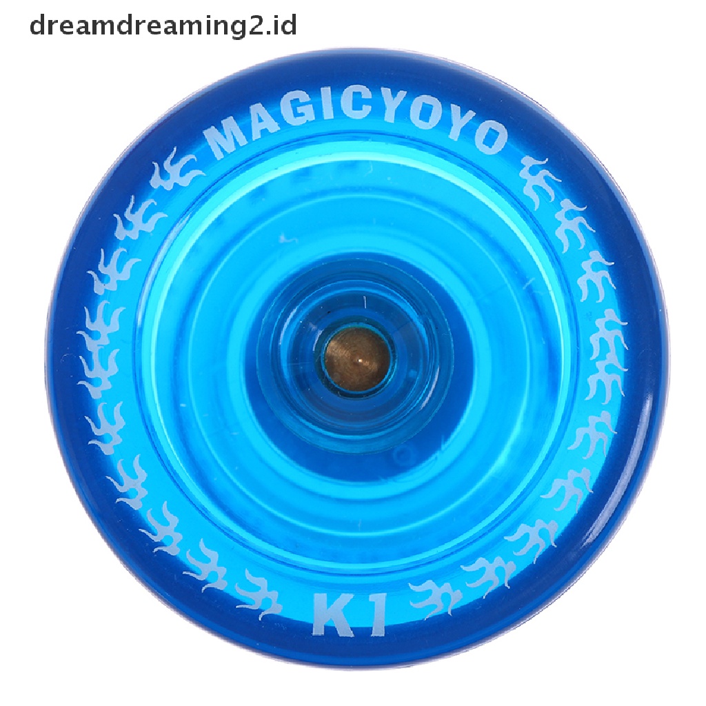 (hot) Yoyo Klasik Mainan Bayi Profesional Magic Yoyo K1 Spin Aluminium Alloy Metal//