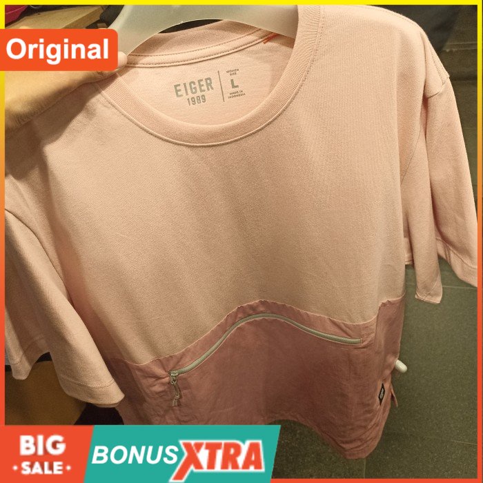 Eiger Kaos Cewek EXORBITANT Tshirt 91000 8210 Original Lengan Pendek