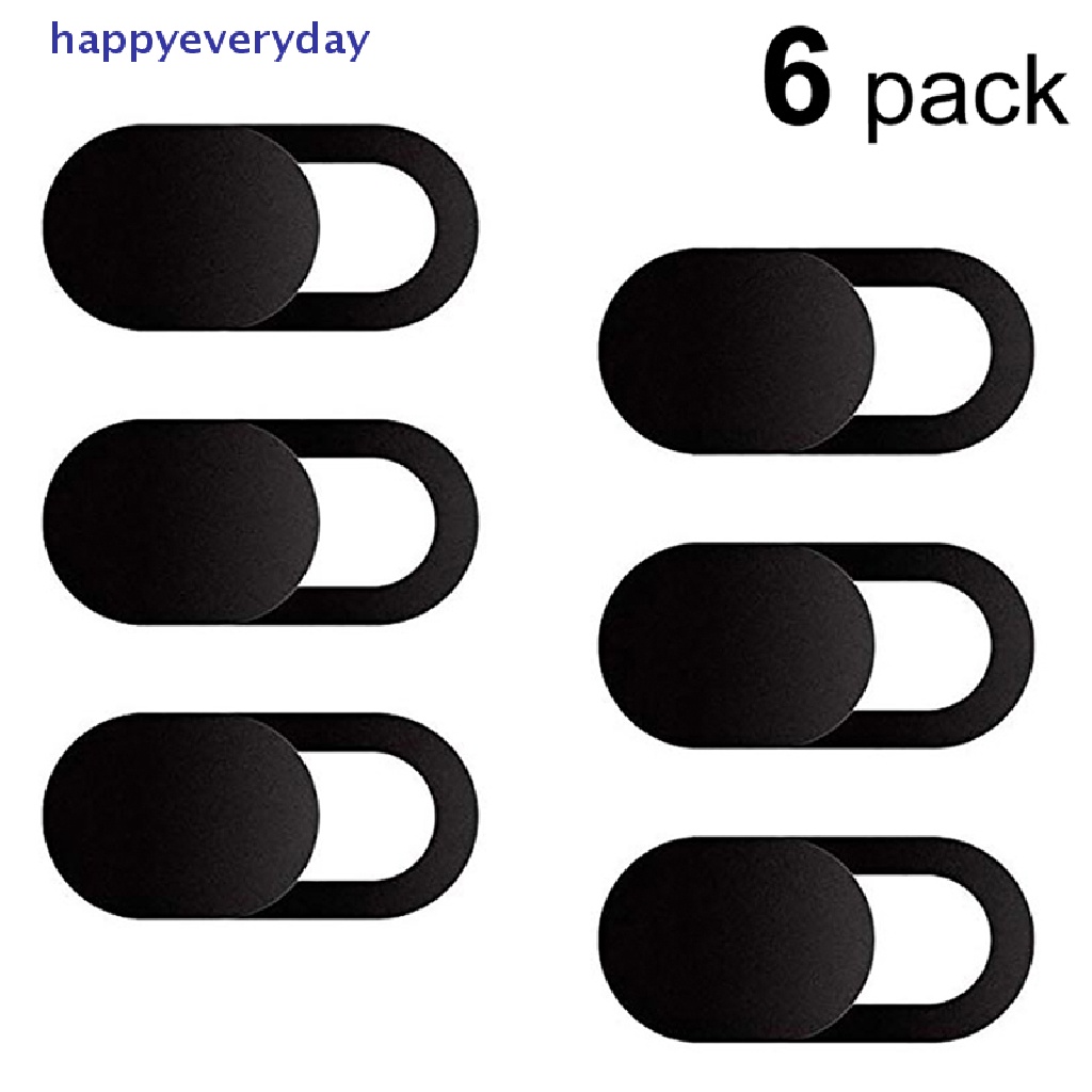 [happy] Webcam Cover Stiker Privasi Lensa Kamera Bahan Plastik Untuk iPhone PC Laptop [ID]