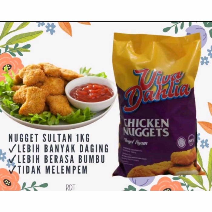 

HARUMI FROZEN!! Nugget Viva Dahlia Ayam kombinasi 1 kg