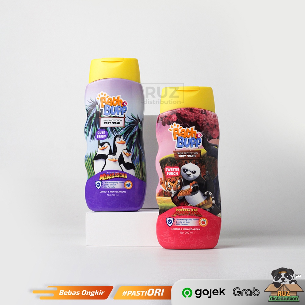 Bath and Buff Body Wash Triple Protection Lembut &amp; Menyegarkan 200ml