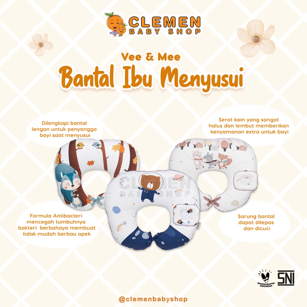 Vee & Mee Bantal Ibu Menyusui