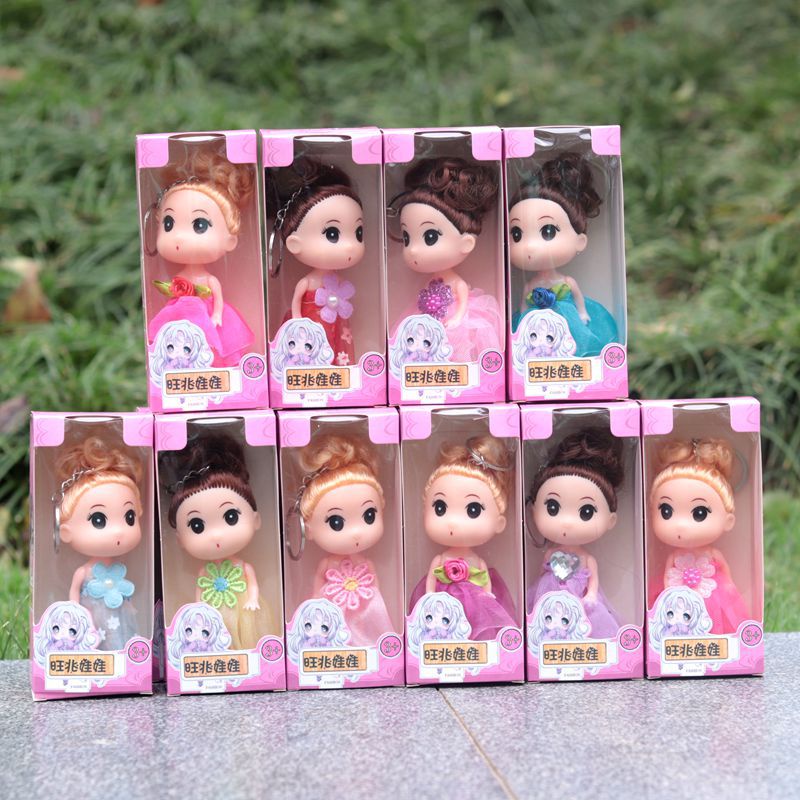 Kotak Hadiah Boneka Puzzy 12cm Dengan Wangzhao Princess Girl Toy Hadiah Anak Hadiah Sekolah