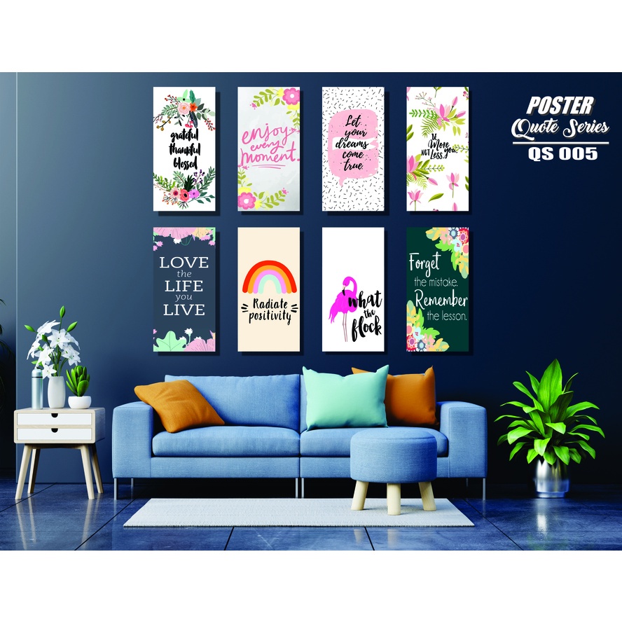 48 Desain Wall Decor Quotes Series v1 CorelDraw v17