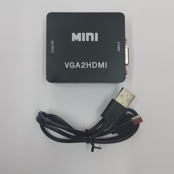 CONVERTER VGA TO HDMI WITH AUDIO BOX MINI  VN 4