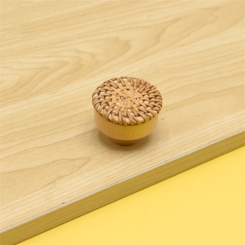 [AYBX] Handle Kayu Knob Laci Rotan Gagang Furniture Lemari Gagang Pintu Lemari Dapur Tarikan Meja Rias Furniture Hardware