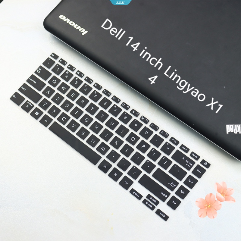 Cover Keyboard Laptop Model Untuk Dell 14inch Lingyao X14 Silikon Keyboard Protection Kulit Film Tahan Debu [ZK]
