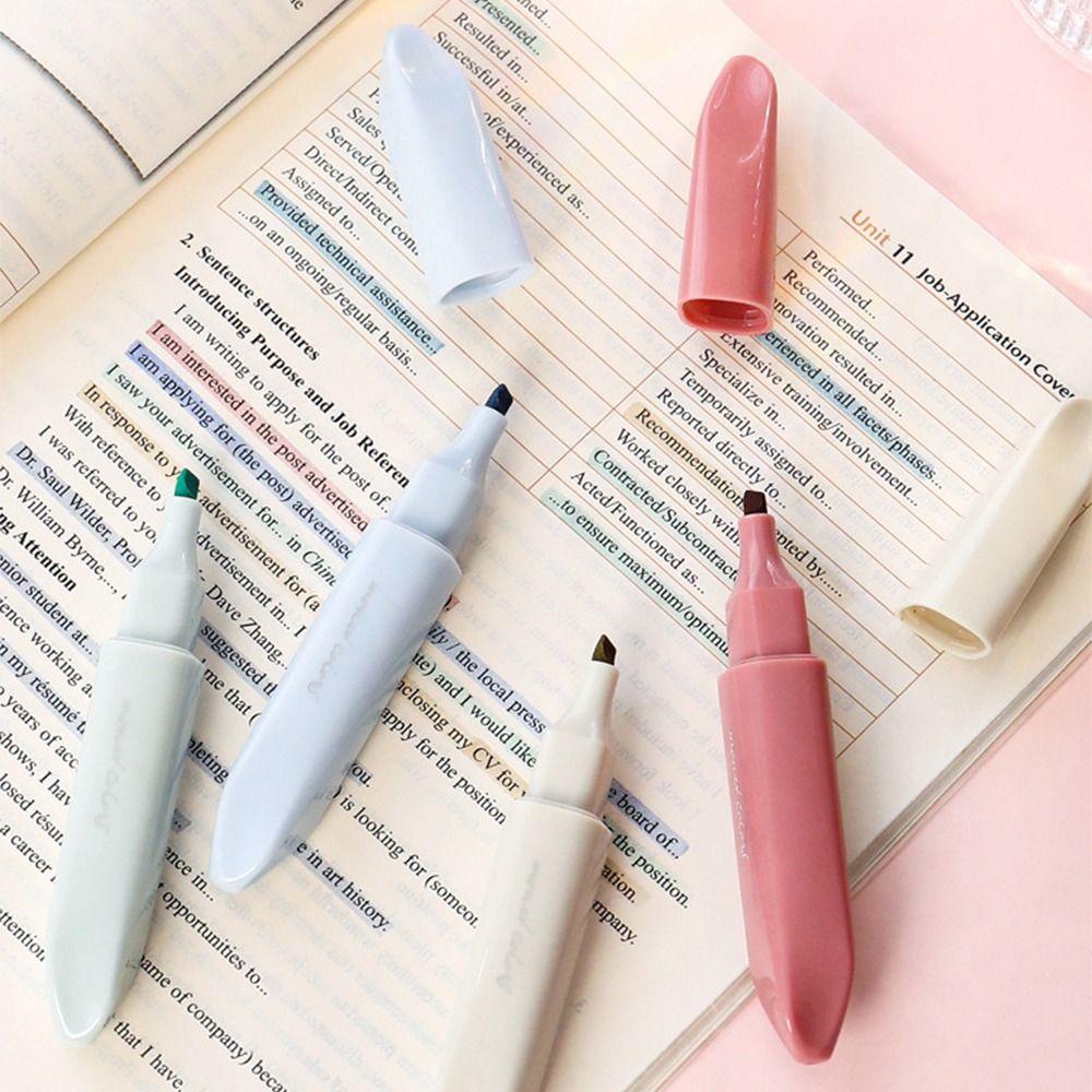 [Elegan] Pen Neon Tahan Lama Album Foto Kawaii Jurnal Siswa Stationary Sekolah Alat Kantor Dreamy Color Graffiti Pen