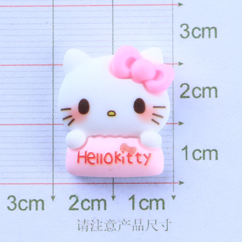 Kuromi/cinnamoroll/kitty Casing Ponsel DIY Bahan Aksesoris Aksesoris Klip Rambut Kepala Tali Dekorasi