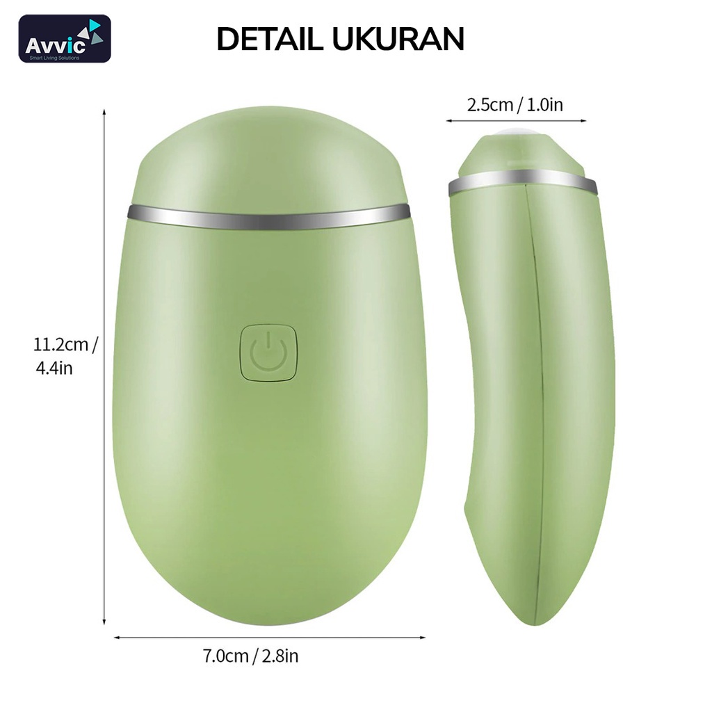 Avvic Trimmer Alat Pencabut Bulu Ketiak Kaki Tangan Lengan Kemaluan Mini Lady Body Shaver Hair