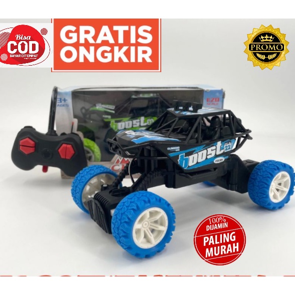 Mobil Remote Control Offroad Rc Car Jeep Rock Crawler Boost Monster Cross Country skala 1:20  mainan anak laki laki