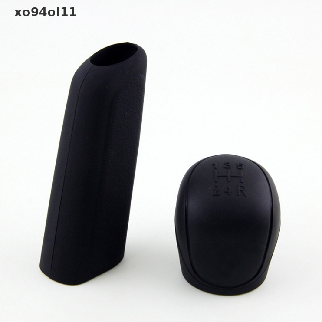 Xo 1Pc Car Auto Manual Silicone Shift Gear Head Knob Cover Rem Tangan Hand Brake Covers Sleeve Case Pelindung Kulit Styling Mobil OL