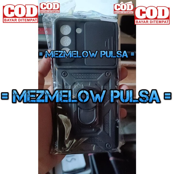 Casing Hard Case Magnet Sliding Pelindung Camera Stand Case Armor Casing SAMSUNG S23 ULTRA - Gambar 3